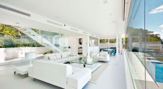 Luxury apartment bay view